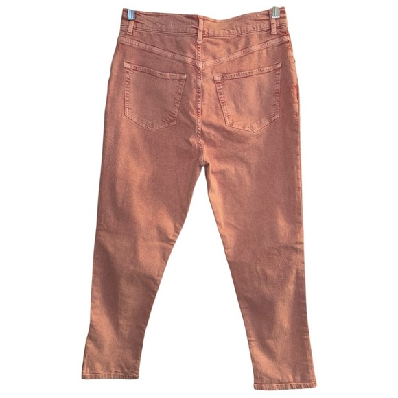 Pilcro Letterpress Anthropologie Mid Rise Blush  Acid Wash Jeans Sz 28 NWT - Picture 5 of 12